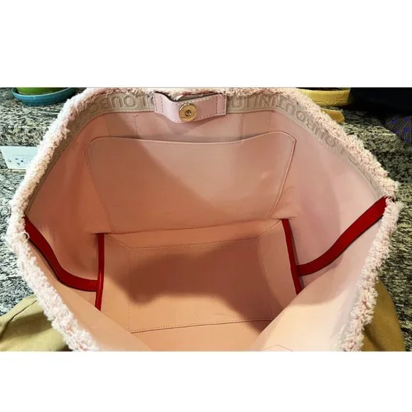 Christian Louboutin Frangibus Canvas & Leather Shopping Tote. - Picture 10 of 16